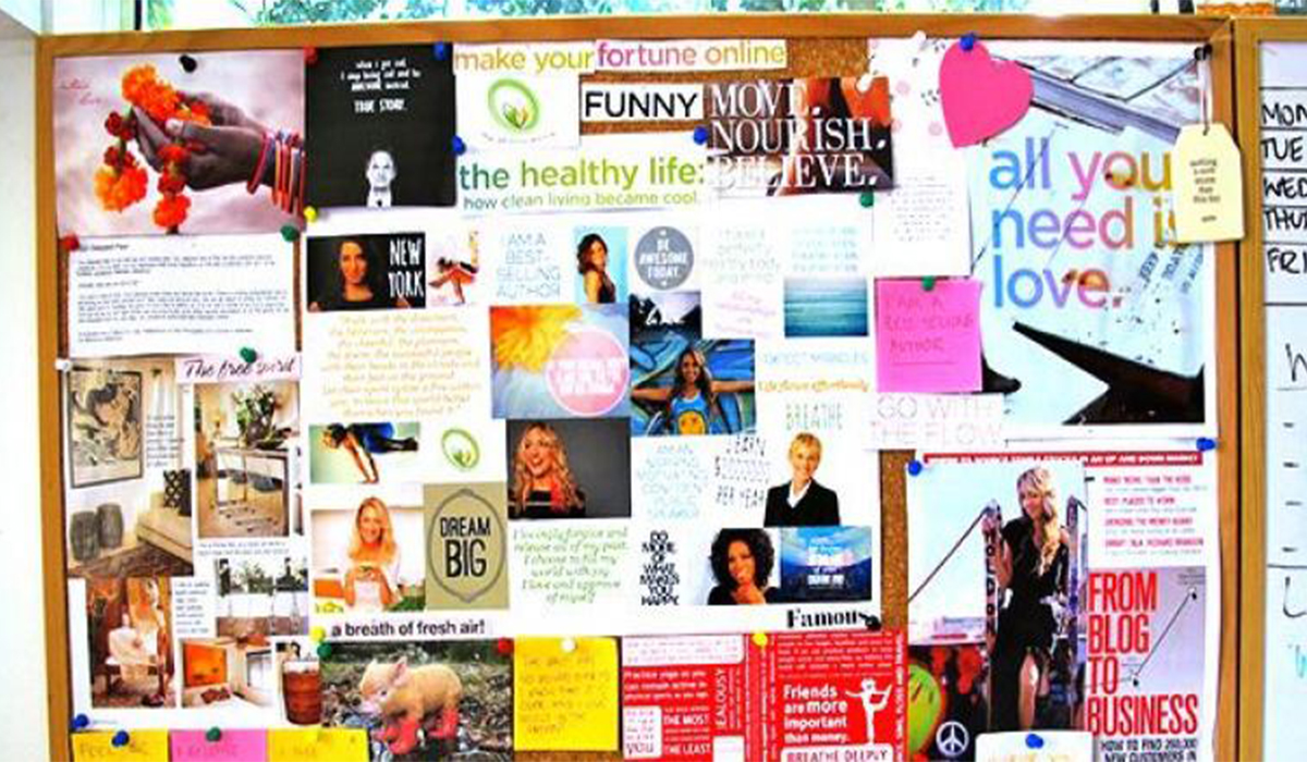 Vision Board to Meet your Career Goals